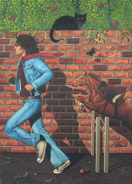 Self Portrait Running